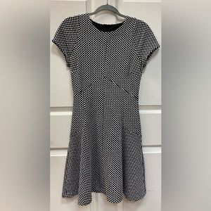 Banana Republic Black and White Polka Dot Dress